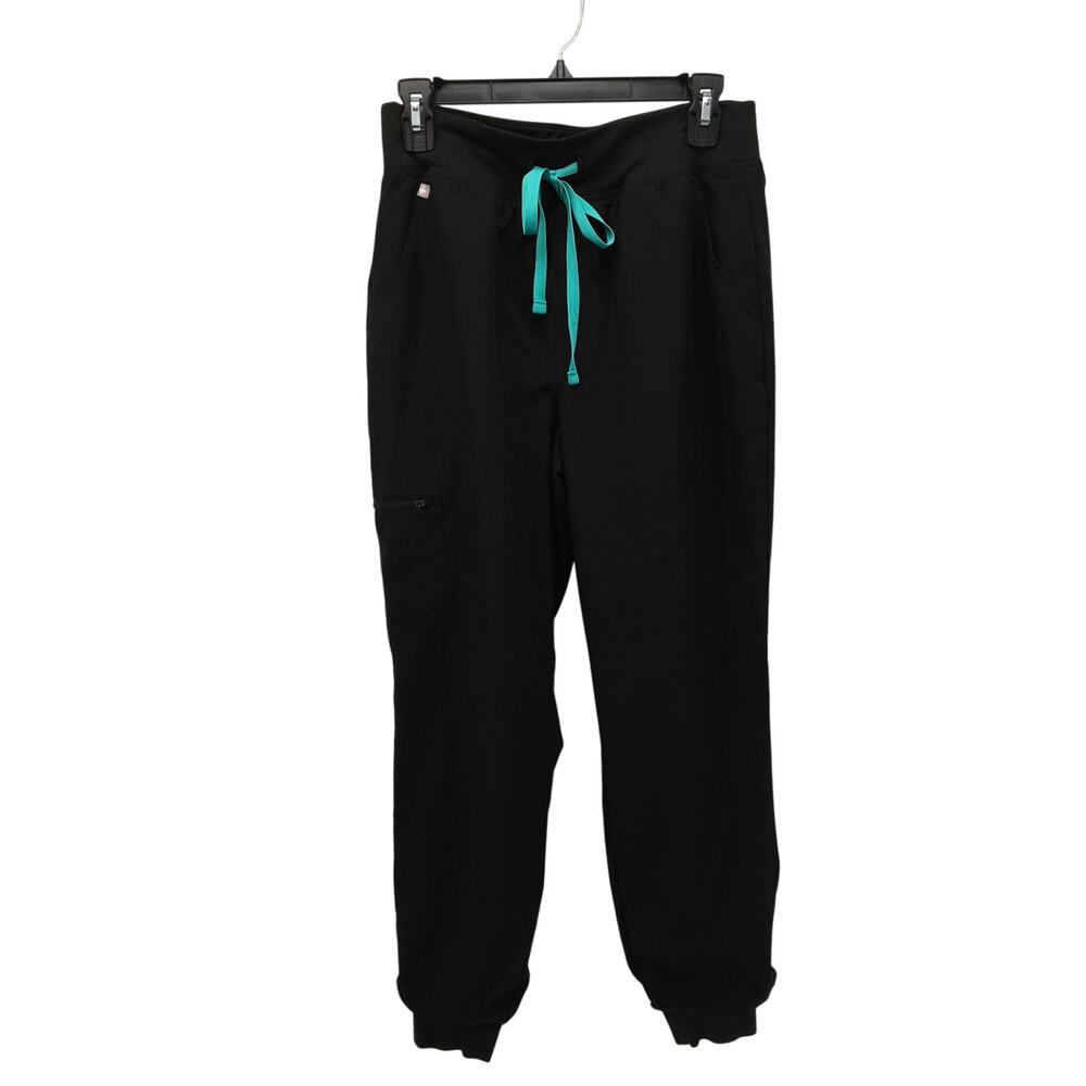 FIGS Zamora FreeX Jogger Scrub Pant Black Medium M Nursing Healthcare Medical